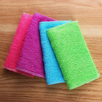 Нова почистваща кърпа Кърпа за съдове против омазняване Кърпа за пране от бамбукови влакна Кухня Домакинска подложка за почистване Магически почистващи парцали