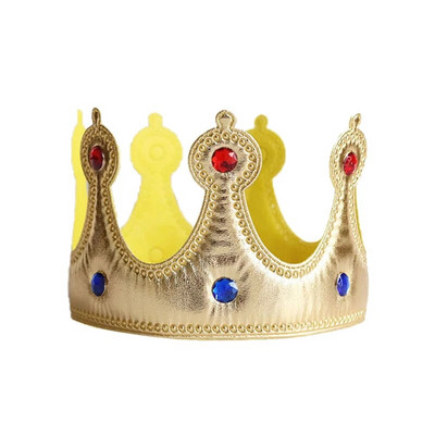 Boldog születésnapot kalap Arany ezüst állítható király hercegnő korona lány fiú felnőtt ajándékok csillogó fejfedők baba zuhany parti dekoráció