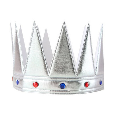 Boldog születésnapot kalap Arany ezüst állítható király hercegnő korona lány fiú felnőtt ajándékok csillogó fejfedők baba zuhany parti dekoráció