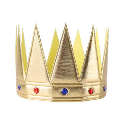 Boldog születésnapot kalap Arany ezüst állítható király hercegnő korona lány fiú felnőtt ajándékok csillogó fejfedők baba zuhany parti dekoráció