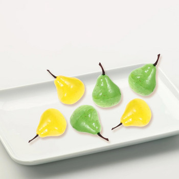 Μοντέλο προσομοίωσης φρούτων και λαχανικών Διακοσμητικά στηρίγματα Σκηνή Φωτογραφία επιφάνειας εργασίας με αφρό αχλάδι