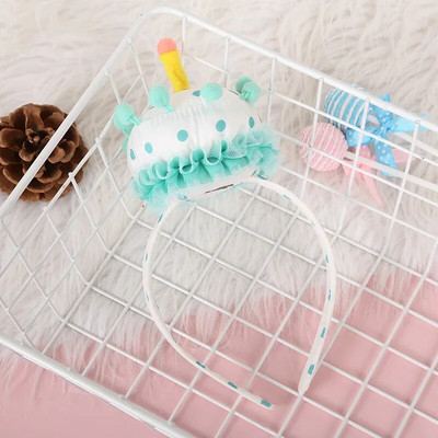 Proslava rođendanske zabave Svjetlucavi rođendanski šešir Vilin obruč za kosu One 123st Happy Birthday Party Decor Kids Girl Favor Headwear