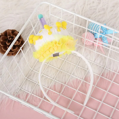 Proslava rođendanske zabave Svjetlucavi rođendanski šešir Vilin obruč za kosu One 123st Happy Birthday Party Decor Kids Girl Favor Headwear