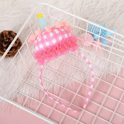 Proslava rođendanske zabave Svjetlucavi rođendanski šešir Vilin obruč za kosu One 123st Happy Birthday Party Decor Kids Girl Favor Headwear