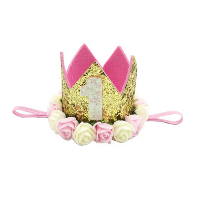 1 db Jungle Safari Happy Birthday Party Kids Baby ONE 1 2 3 éves koronás fejpántos kalap Születésnapi Baby Shower 1. Születésnapi Party