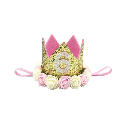 1 db Jungle Safari Happy Birthday Party Kids Baby ONE 1 2 3 éves koronás fejpántos kalap Születésnapi Baby Shower 1. Születésnapi Party