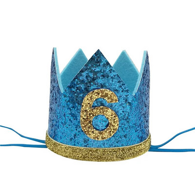 1 db Jungle Safari Happy Birthday Party Kids Baby ONE 1 2 3 éves koronás fejpántos kalap Születésnapi Baby Shower 1. Születésnapi Party