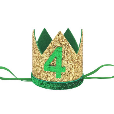 1 db Jungle Safari Happy Birthday Party Kids Baby ONE 1 2 3 éves koronás fejpántos kalap Születésnapi Baby Shower 1. Születésnapi Party