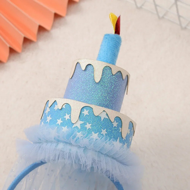 Géz Születésnapi Kalap Hajpánt Lány Szép flitteres levél Boldog születésnapot fejfedő Kis hercegnő Boldog születésnapi partit fejpánt kedvenc