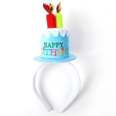 1 ks čelenka na narodeninovú oslavu s nápisom „K narodeninám a slovom“ do vlasov, kreatívna vlasová obruč