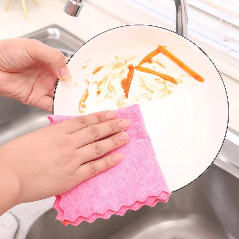 5/10 komada krpa od ljuske kokosovog oraha, super upijajuća kuhinjska krpa od biljnih vlakana, učinkovito posuđe, ručnik za čišćenje kućanstva, kuhinjski gadget