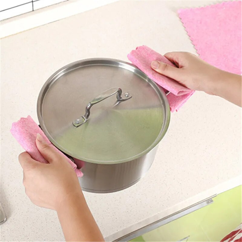 5/10 komada krpa od ljuske kokosovog oraha, super upijajuća kuhinjska krpa od biljnih vlakana, učinkovito posuđe, ručnik za čišćenje kućanstva, kuhinjski gadget