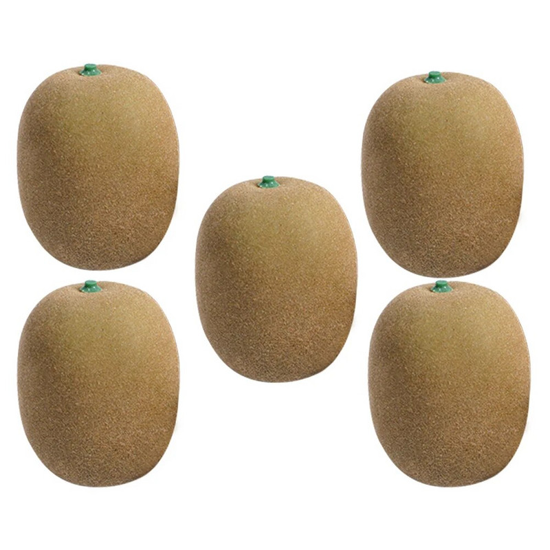 5 vnt kivių modelis Kūrybinis gyvas vaisius restorano ekranas Kivių imitacijos papuošalai dirbtiniai papuošimai, imituoti