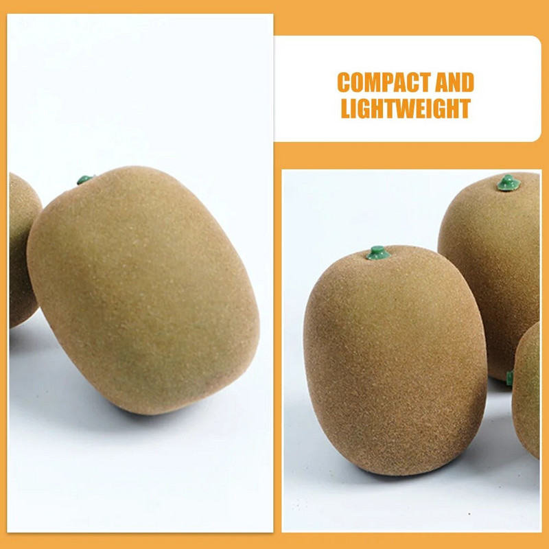 5 vnt kivių modelis Kūrybinis gyvas vaisius restorano ekranas Kivių imitacijos papuošalai dirbtiniai papuošimai, imituoti