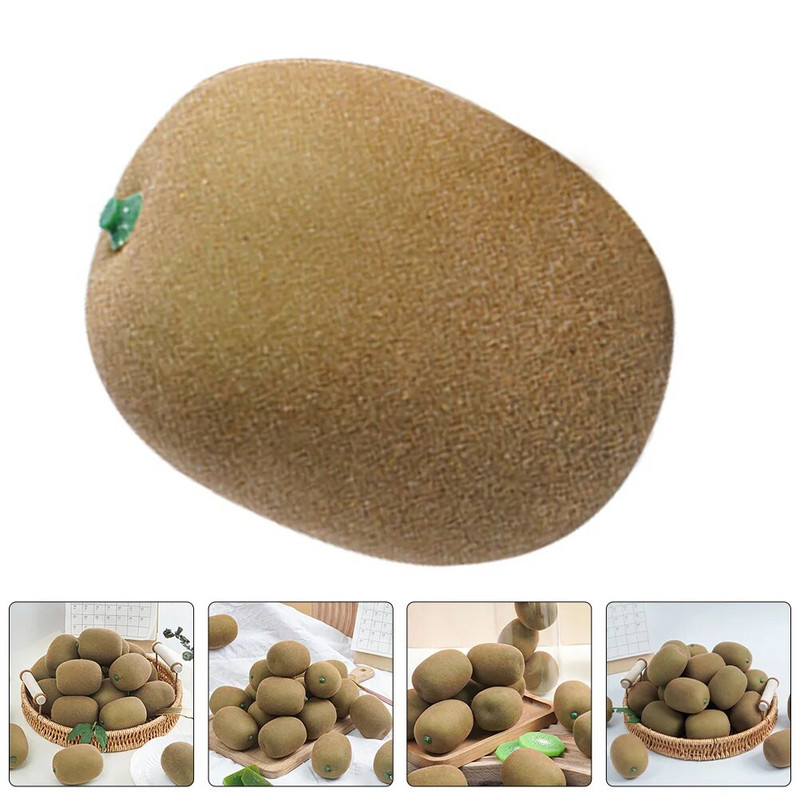 5 vnt kivių modelis Kūrybinis gyvas vaisius restorano ekranas Kivių imitacijos papuošalai dirbtiniai papuošimai, imituoti