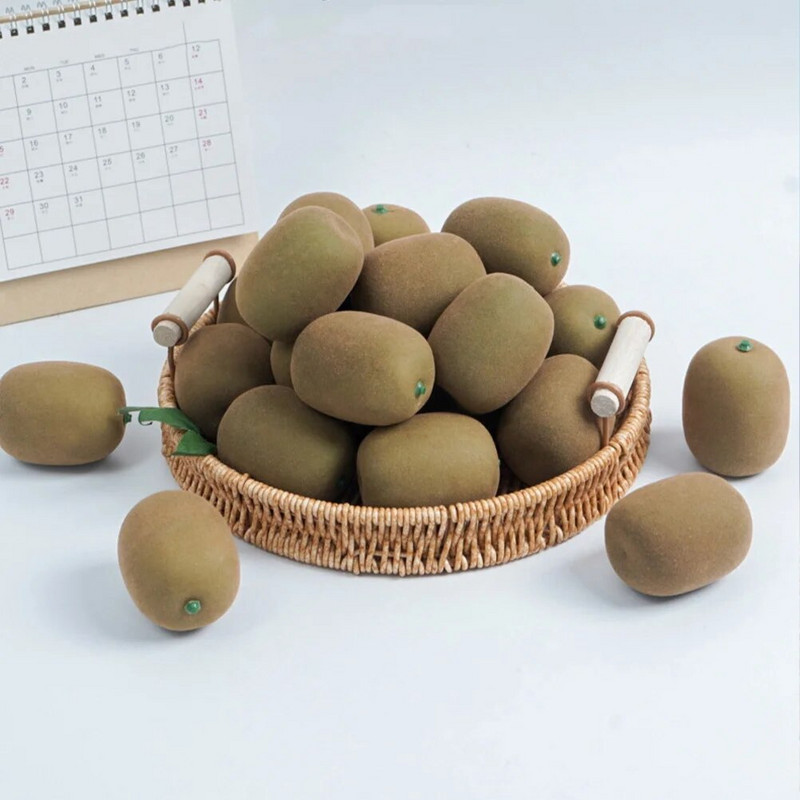 5 vnt kivių modelis Kūrybinis gyvas vaisius restorano ekranas Kivių imitacijos papuošalai dirbtiniai papuošimai, imituoti