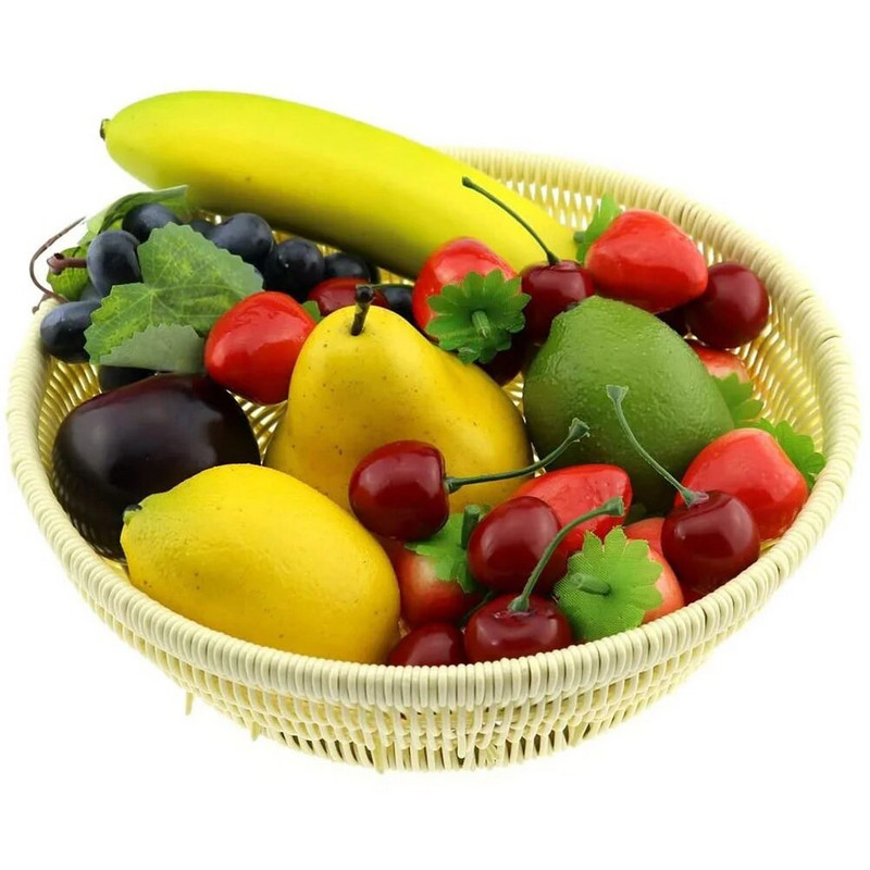 6 vnt dirbtiniai augalai papuošti kriaušių puošmeną netikros statulos puošmenos fotorekvizitų modeliavimo dekorai