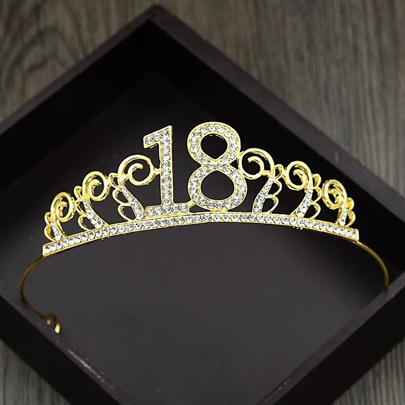 1 tk 18. sünnipäeva printsessi kroonpeapael, kristallist pulmakrooniga juuksepael, naiste peakate, juuksekaunistus