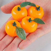 20 kom. Umjetni model narančastog voća Dekoracije od lažnog voća Rekviziti za fotografiranje Simulacija modela naranči PVC ukras za