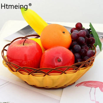 Διακόσμηση τεχνητών φρούτων για το εσωτερικό του σπιτιού Διακοσμητικά φρούτα πλαστικό μήλο λεμόνι ροδάκινο πορτοκάλι φωτογραφία στηρίγματα DIY Αξεσουάρ