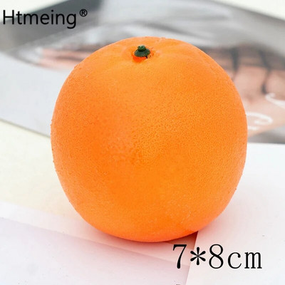 Mākslīgo augļu dekors mājas interjeram Dekoratīvie augļu plastmasas Ābolu citronu persiku apelsīnu fotogrāfijas rekvizīti DIY aksesuāri