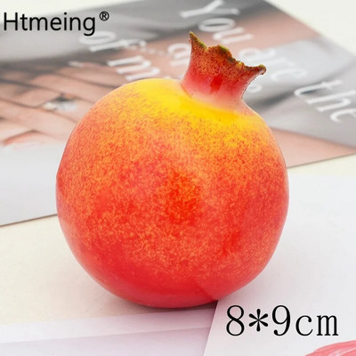 Mākslīgo augļu dekors mājas interjeram Dekoratīvie augļu plastmasas Ābolu citronu persiku apelsīnu fotogrāfijas rekvizīti DIY aksesuāri