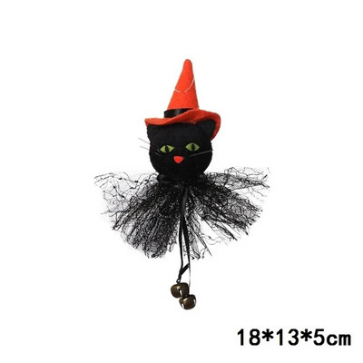 Ragyogó Halloween-dísz Boszorkánykalap LED-es lámpák Halloween gyerekeknek Party dekorációs kellékek kültéri fára függő díszek barkácsolás