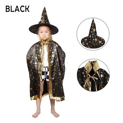 Ragyogó Halloween-dísz Boszorkánykalap LED-es lámpák Halloween gyerekeknek Party dekorációs kellékek kültéri fára függő díszek barkácsolás