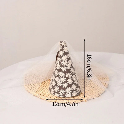 Narodeninová čiapka so sedmokráskou, narodeninová dekorácia, detská narodeninová čiapka, výročná čiapka, kvetinová čiapka pre bábätká, slávnostné párty potreby, doplnky na oslavu