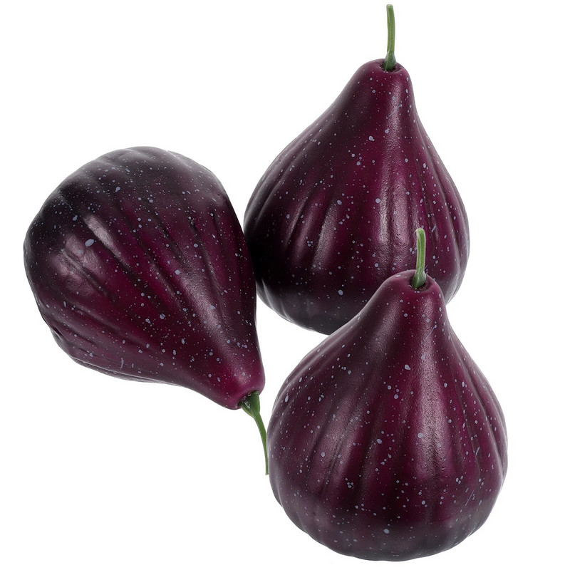 3 komada umjetnih modela smokava Plastično voće, cvijeće, voće za ukrašavanje, realistično