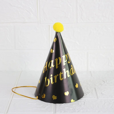 5 ks papierových kužeľových narodeninových klobúkov, obliekanie pre dievčatá, chlapcov, prvú narodeninovú oslavu, farebné pruhované klobúky, párty dekorácie pre dospelých a deti