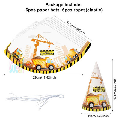Etichete autocolante pentru sticlă de apă, 6 bucăți, pălărie, șapcă de hârtie pentru copii, decorațiuni pentru petrecerea de aniversare, junglă, sirenă, fluture