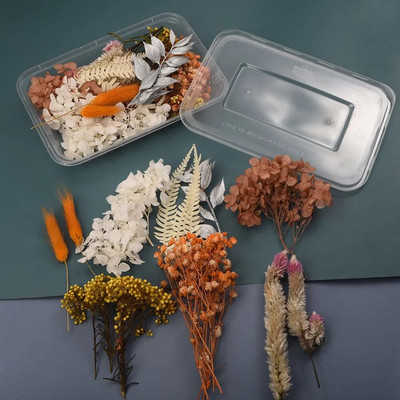 1 kutija šarenog prirodnog osušenog cvijeća za ručno izrađene rukotvorine od epoksidne smole DIY buket vijenac izrada svijeća kućna dekoracija vjenčanja