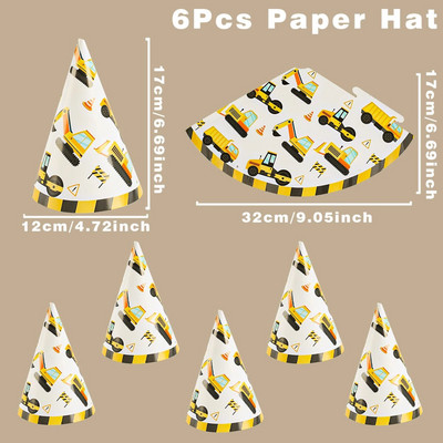Undinė „pasidaryk pats“ popierinė skrybėlė Farm Gyvūnų inžinerija Transporto priemonės Gimtadienio vakarėlio dekoras Vaikų Kūdikių Vakarėlio reikmenys Braškių kepurė