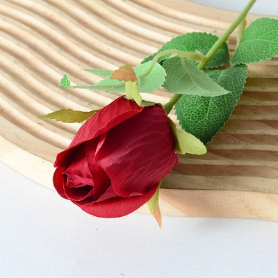 1 vnt. modeliavimo kampo rožė Dirbtinio šilko kampinės rožių gėlės Šilko namų dekoravimo netikros rožių vestuvių vakarėlio gėlės imitacinės gėlės