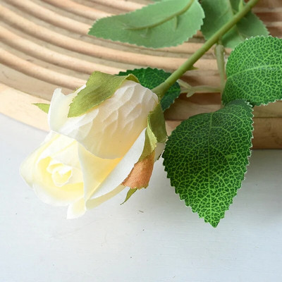 1 vnt. modeliavimo kampo rožė Dirbtinio šilko kampinės rožių gėlės Šilko namų dekoravimo netikros rožių vestuvių vakarėlio gėlės imitacinės gėlės