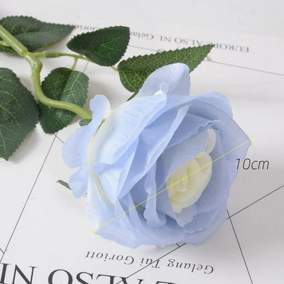 1 vnt. modeliavimo kampo rožė Dirbtinio šilko kampinės rožių gėlės Šilko namų dekoravimo netikros rožių vestuvių vakarėlio gėlės imitacinės gėlės