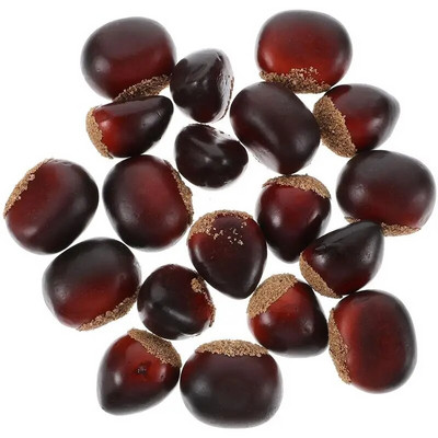 20 ks vianočných ozdôb s jedlami, falošných gaštanových dekorácií, modelov umelých orieškov, vianočných dekorácií na svadobný vianočný stromček.