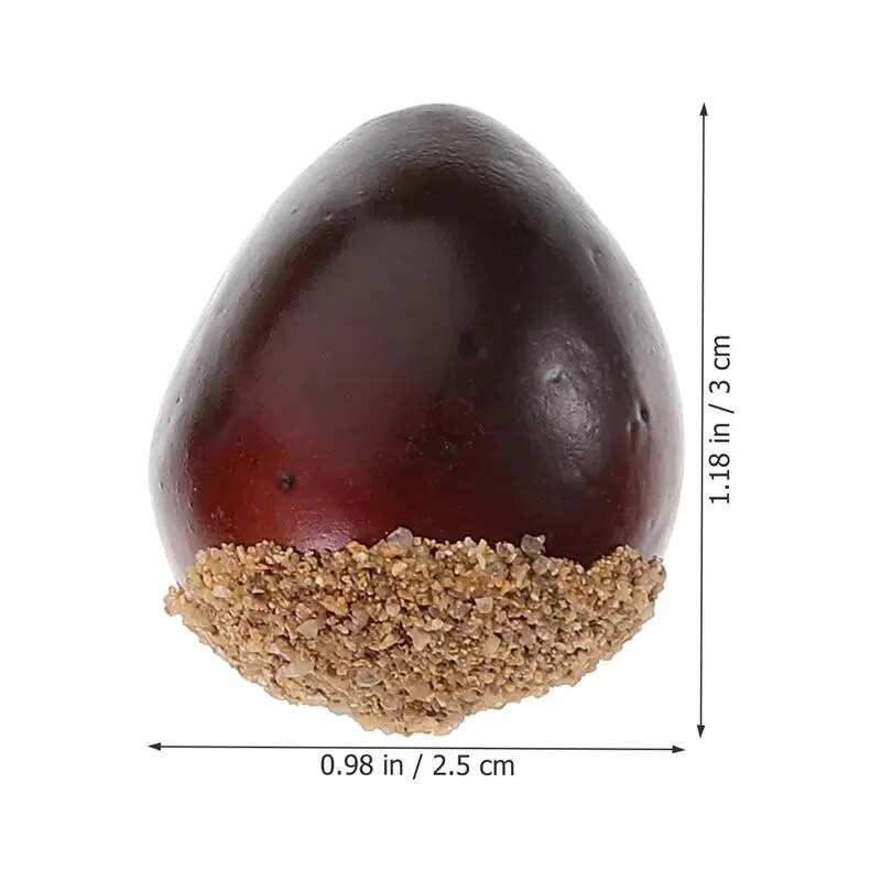 20 ks vianočných ozdôb s jedlami, falošných gaštanových dekorácií, modelov umelých orieškov, vianočných dekorácií na svadobný vianočný stromček.