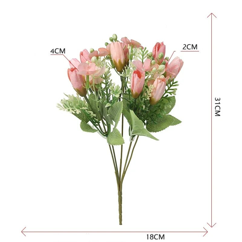 Umjetni cvijet Rafija Tulipan Cvijet magnolije Fotografija Ornament Dekoracija doma Lažni cvijet