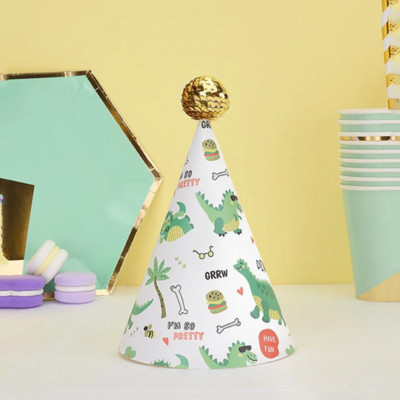 Animacinių filmų monstras, dinozauras, astronauto gimtadienio kepuraitės, „pasidaryk pats“ gimtadienio kepuraitės, skirtos suaugusiems vaikams „Baby Shower“ gimtadienio šventės dekoracijos