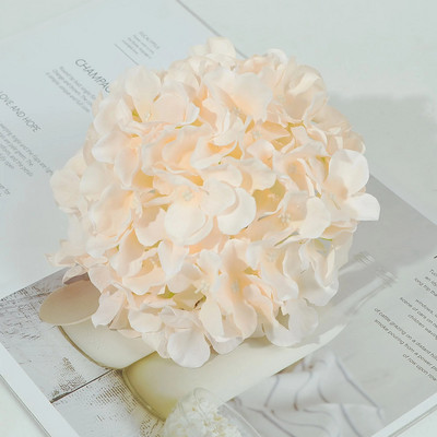 1 vnt. 20 cm dirbtinės hortenzijos gėlių galvutė, skirta „pasidaryk pats“ girliandos gėlių sienų fotografijai fono vestuvių arka namų sodo dekoravimui