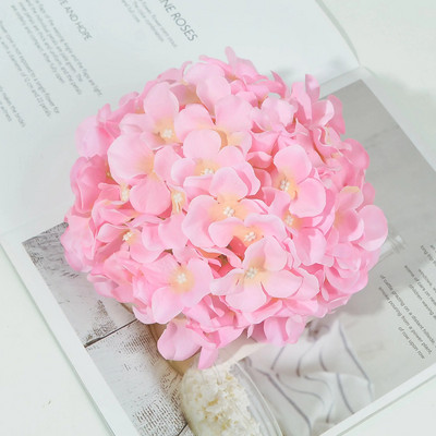 1 vnt. 20 cm dirbtinės hortenzijos gėlių galvutė, skirta „pasidaryk pats“ girliandos gėlių sienų fotografijai fono vestuvių arka namų sodo dekoravimui