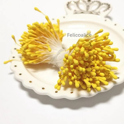 400 komada 1,5 mm glavice Mini cvjetni prašnici Tučak Dekoracija vjenčanja Scrapbooking DIY Umjetne čestitke Kolači Cvijeće Dodaci