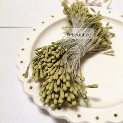 400 komada 1,5 mm glavice Mini cvjetni prašnici Tučak Dekoracija vjenčanja Scrapbooking DIY Umjetne čestitke Kolači Cvijeće Dodaci