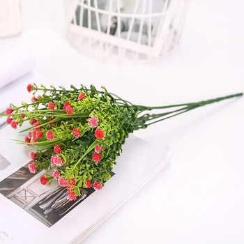 2022 Евтини изкуствени розови звезди изкуствени цветя са подходящи за сватбена украса. Поставена е коледна украса DLY