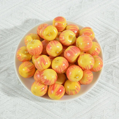 60 de bucăți Mini Fructe Artificiale Legume De Măr Pentru Nunta Decorarea Casei DIY Simulare Cadou de Crăciun Artizanat cu fructe false
