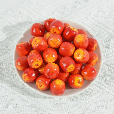 60 de bucăți Mini Fructe Artificiale Legume De Măr Pentru Nunta Decorarea Casei DIY Simulare Cadou de Crăciun Artizanat cu fructe false