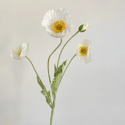 Umjetno svileno cvijeće maka za uređenje doma Vjenčani svadbeni buket Umjetni cvijet maka Središnji stol Dekoracija sobe