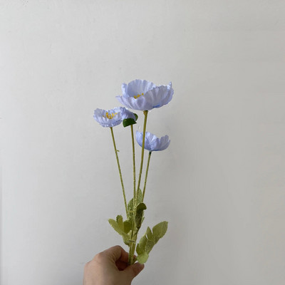 Umjetno svileno cvijeće maka za uređenje doma Vjenčani svadbeni buket Umjetni cvijet maka Središnji stol Dekoracija sobe